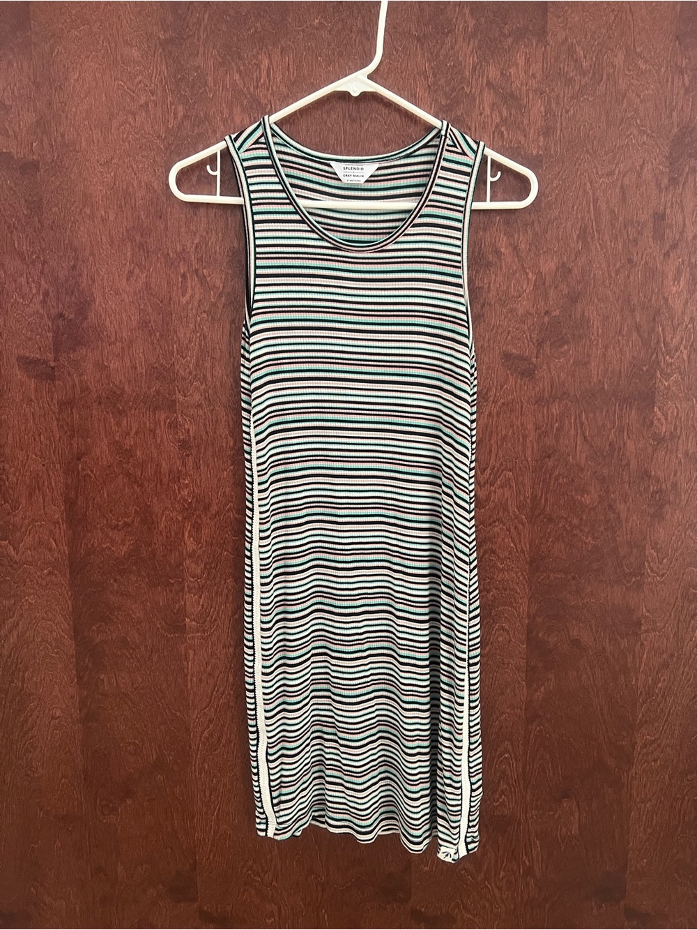 Splendid Striped Sleeveless Tank Top Dress